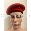 ACSC08 Wool Beret Merah Cap