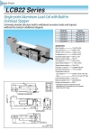 A&D LC-4204 SERIES SINGLE POINT ALUMINIUM LOAD CELL WITH BUILT-IN OVERLOAD STOPPER Load Cell Weighing Scales