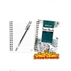 CW2204 SPIRAL BOOK WITH RING A6 SIZE 50'S Notebook Writing & Correction Stationery & Craft