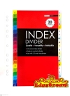 UNI PAPER COLOUR INDEX DIVIDER ( 12 / 20 / 31 SHEETS ) Labels Paper Product Stationery & Craft