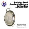 Stainless Steel Sandwich Bottom Frying Pan (With Dual Ring Handle) Frying Pan Cookware