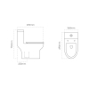 Polar One Piece Water Closet Modern Depot