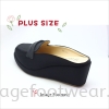 PlusSize Women 2.5 inch Wedges- PS-999(B)- BLACK Colour Plus Size Shoes