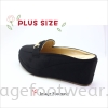 PlusSize Women 2.5 inch Wedges- PS-999(B)-13- BLACK Colour Plus Size Shoes