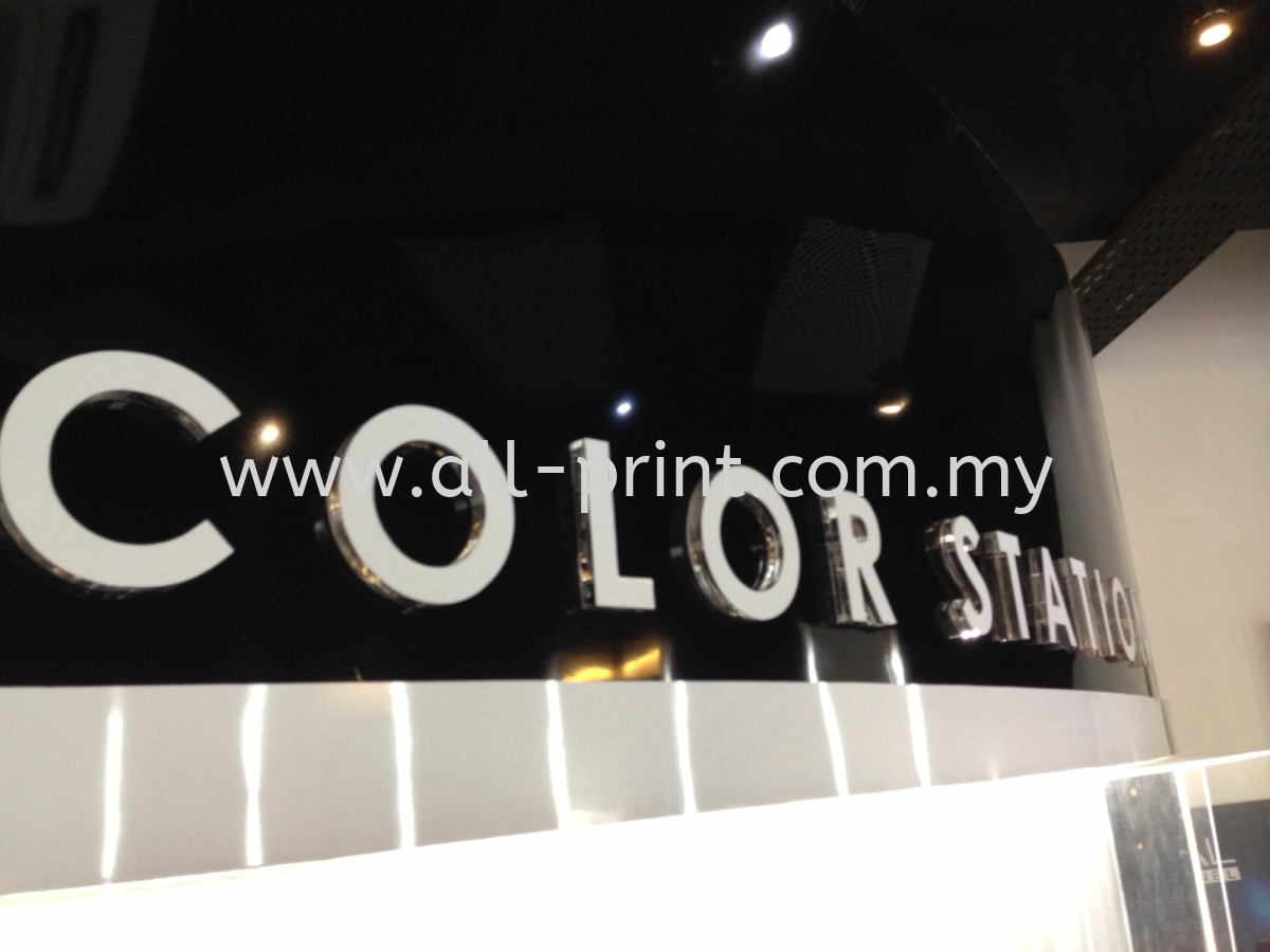 loreal - laser cut 3d clear acrylic lettering Laser Cut 3D Clear Acrylic  Lettering Signboard Selangor, Malaysia, Kuala Lumpur (KL), Shah Alam  Manufacturer, Supplier, Supply, Supplies | ALL PRINT INDUSTRIES