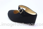 Women 2.5 inch Wedges- TF-999-16- BLACK Colour Ladies Trendy Shoes