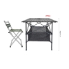  Aluminum Folding Table (TFA) Sampling Booth Table 