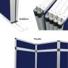 Folding panel navy blue (fabric) PFF Folding Panel Partition Board