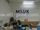 milux - laser cut out clear acrylic  Laser Cut 3D Clear Acrylic Lettering Signboard