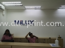 milux - laser cut out clear acrylic  Laser Cut 3D Clear Acrylic Lettering Signboard