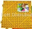 12"x 12" Thick PP Antislip Floor Mat Floor Mat Plastic Household Ware