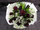 Black Rose Bouquet HB1081 floristkl Coloring Rose Hand Bouquet