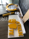 tea talk - eg box up led backlit  EG Box Up 3D Lettering Signboard