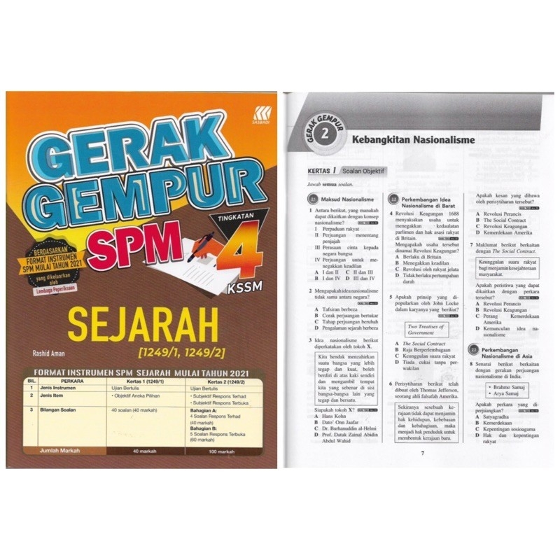 Gerak Gempur Spm Tingkatan 4 Kssm Bilingual Sekolah Menengah Academic Books Pahang Malaysia Terengganu Kuantan Mentakab Pekan Supplier Suppliers Supply Supplies Mbs Books Stationery