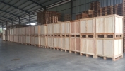 WOODEN CRATE WAREHOUSE HANDLING MATERIALS SOLUTION