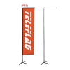 FT3 3meter teleflag banner with cross bass Beach Flag Banner