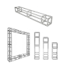 (Outdoor) Iron Truss System 8x8 & 21x8 feet IRON Truss Backdrop