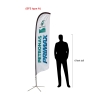 Flag Banners 3 Meter Stand (SF3 type A) Beach Flag Banner