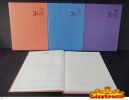 Uni Hard Cover Quarto Book (3 Column) Notebook Writing & Correction Stationery & Craft