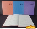 Uni Hard Cover Quarto Book (3 Column) Notebook Writing & Correction Stationery & Craft