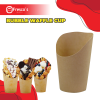 Egg Bubble Waffle Cup Bubble Waffle Cup Bekas Waffle 50PCS Packaging