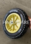 13'' PNEUMATIC WHEEL c/w YELLOW RIM / PRESTAR  WHEELBARROW & ACCESSORIES  TOOLS AND EQUIPMENT