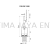 TECHPLAS L100-W 50MM LOW LEVEL LIFTUP OUTLET VALVE CISTERN TECHPLAS Bathroom Accessories 