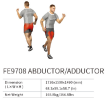 Abductor and Adductor FE9708 EXOFORM Strength Machine Commercial GYM