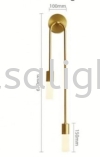 PLATING & FROSTED GLASS. G9 BULB Contemporary Wall Light  WALL LIGHT