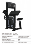 Arm Curl IF9303 IF 93 SERIES Strength Machine Commercial GYM