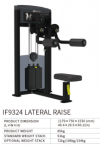 Lateral Raise IF9324  IF 93 SERIES Strength Machine Commercial GYM