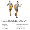 Back Extension FE9732 EXOFORM Strength Machine Commercial GYM