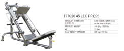 45 LEG PRESS IT7020 IT7 Series Strength Machine Commercial GYM