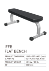 Flat Bench IFFB IF Series Free Weights Commercial GYM