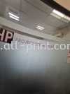 hasil perangsang - glass sticker  glass sticker Printing