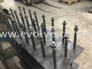 Footing Plate with angle bolt Cast-in part Fabrication