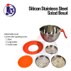 Silicon Stainless Steel Salad Bowl Salad Bowl Kitchen Utensils