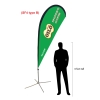 Flag Banners 4 Meter Stand (SF4 type B) Beach Flag Banner