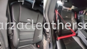 MERCEDES CLS63 SEAT BELT REPLACE FROM BLACK TO RED Car Interior Design