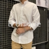 MEN OXFORD REGULAR FIT MANDARIN COLLAR Men Shirt