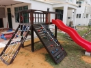 Single Wave Slide H2.4m Fun Play  Playground Outdoor 