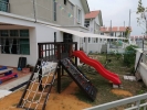 Single Wave Slide H2.4m Fun Play  Playground Outdoor 