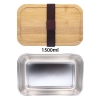 Bamboo SUS304 Lunch Box - LB 139 (1.5L & 1.0L) Lunch Box & Cutlery Set Drinkware & Container  Corporate Gift