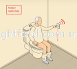 ESB902 RONDISH DISABLE TOILET EMERGENCY CALL SYSTEM WCP-11 ILB-11 Disable Toilet Emergency Call System Nurse Call System