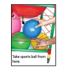 ITR-006 PVC BALL RACK Rack Penyimpanan Sport