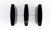 MSS-WG4566 Wing Gate Turnstiles Turnstiles