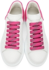 Alexander McQueen Wmns Oversized Sneaker 'White Shock Pink' Alexander McQueen Oversized Sneaker Alexander McQueen