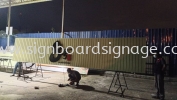 Aluminum Casing Backlit Signboard ALUMINIUM CEILING TRIM CASING 3D BOX UP SIGNBOARD