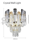 Crystal Wall Light (W6018) Crystal Wall Light WALL LIGHT