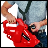 EINHELL GC-EL3024E ELECTRIC LEAF VACUUM AND BLOWER 3000W,  BLOW:240KM/H,  SUCTION:650M3/H 40LITRE CATCH BAG.